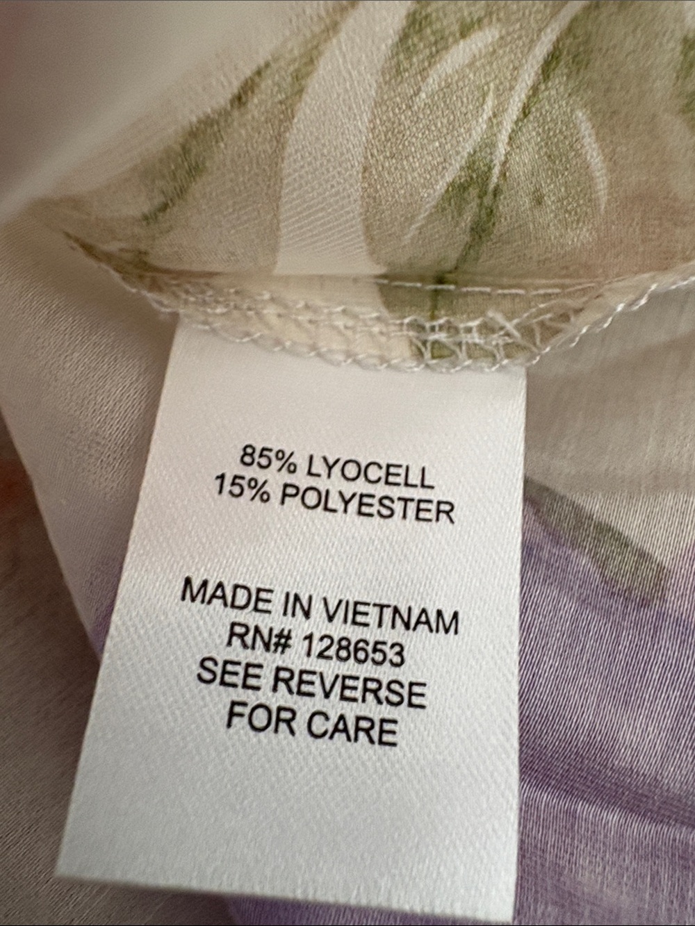 Bailey 44 White Sheer Floral Button-Front Blouse - Picture 6 of 6